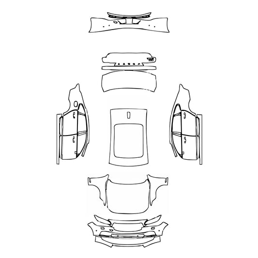 Pre-Cut PPF Volvo S90 Extended Wheelbase Inscription 2024 - PPF-Kits