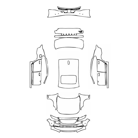 Pre-Cut PPF Volvo S90 Standard Wheelbase Inscription 2021 - PPF-Kits