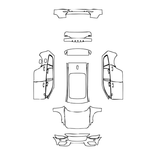 Pre-Cut PPF Volvo V60 Cross Country 2022 - PPF-Kits