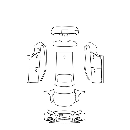 Pre-Cut PPF Volvo V60 R-Design 2016 - PPF-Kits