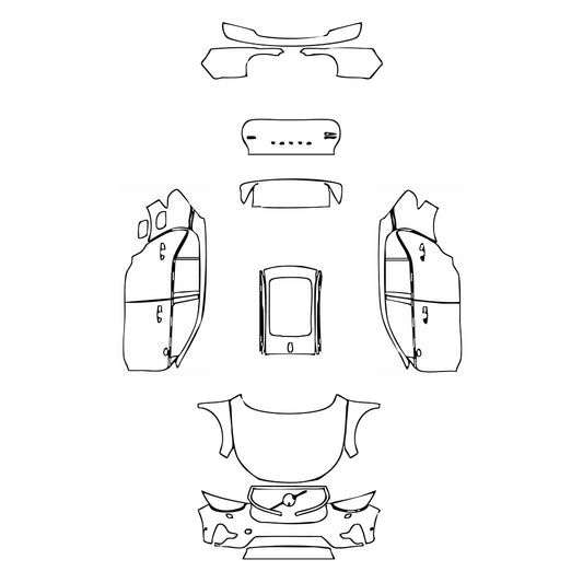 Pre-Cut PPF Volvo XC40 R-Design 2025 - PPF-Kits