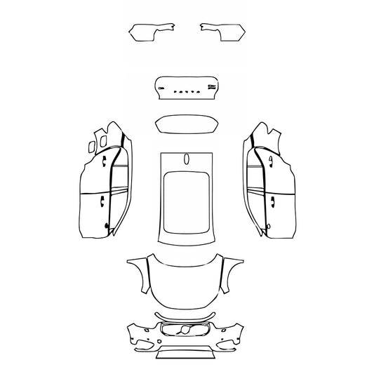 Pre-Cut PPF Volvo XC40 Recharge 2022 - PPF-Kits