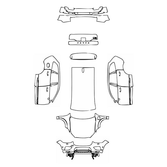 Pre-Cut PPF Volvo XC60 Recharge Inscription 2021 - PPF-Kits