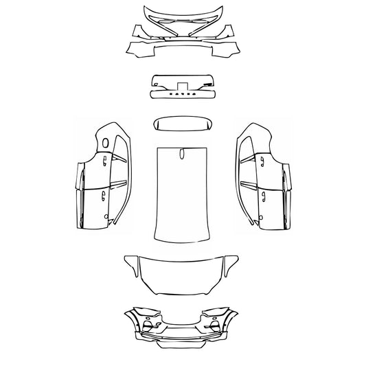 Pre-Cut PPF Volvo XC60 Recharge Inscription 2022 - PPF-Kits