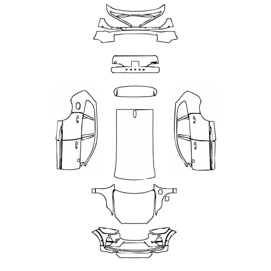 Pre-Cut PPF Volvo XC60 Recharge Inscription 2025 - PPF-Kits