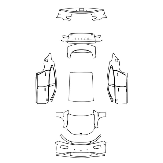 Pre-Cut PPF Xpeng P7 2022 - PPF-Kits