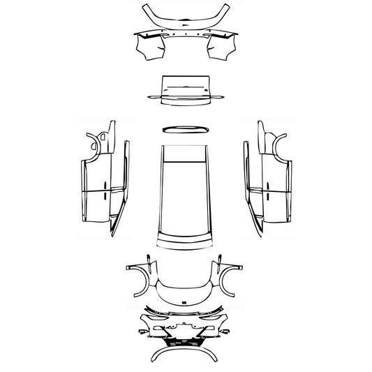 Pre-Cut PPF Xpeng X9 2024 - PPF-Kits