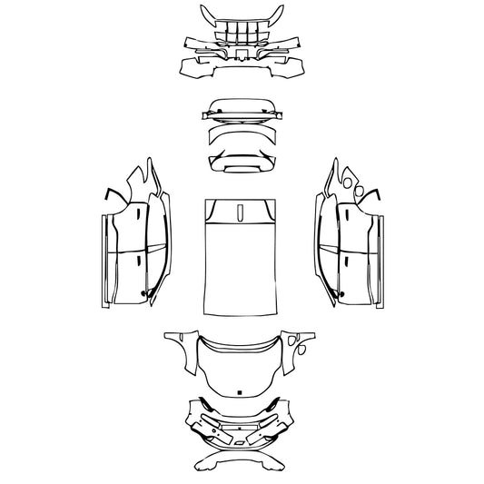 Pre-Cut PPF Zeekr 001 2023 - PPF-Kits