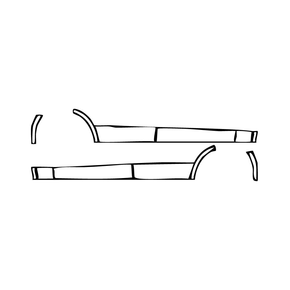 Pre-Cut PPF Mercedes-Benz GLC SUV Extended Wheelbase (GLC L) AMG Line 2024 - PPF-Kits