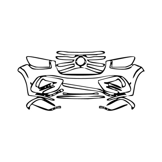 Pre-Cut PPF Mercedes-Benz GLS AMG Line 2024 - PPF-Kits