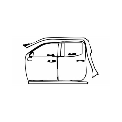 Pre-Cut PPF GMC Sierra 1500 Crew Cab SLT 2024 - PPF-Kits