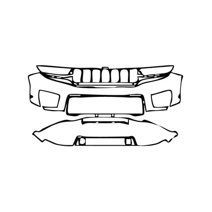 Pre-Cut PPF JEEP Grand Cherokee Grand Cherokee (2-row) Overland 2024 - PPF-Kits