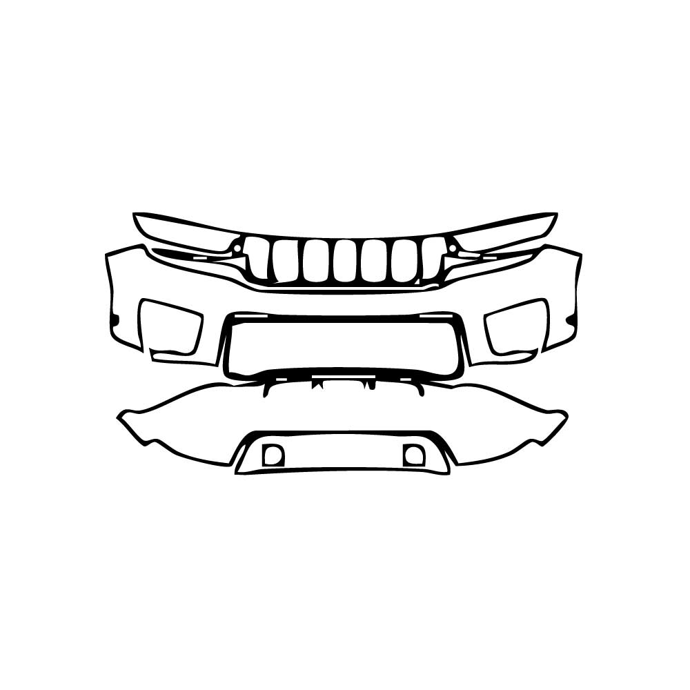 Pre-Cut PPF JEEP Grand Cherokee Grand Cherokee L (3-row) Overland 2024 - PPF-Kits