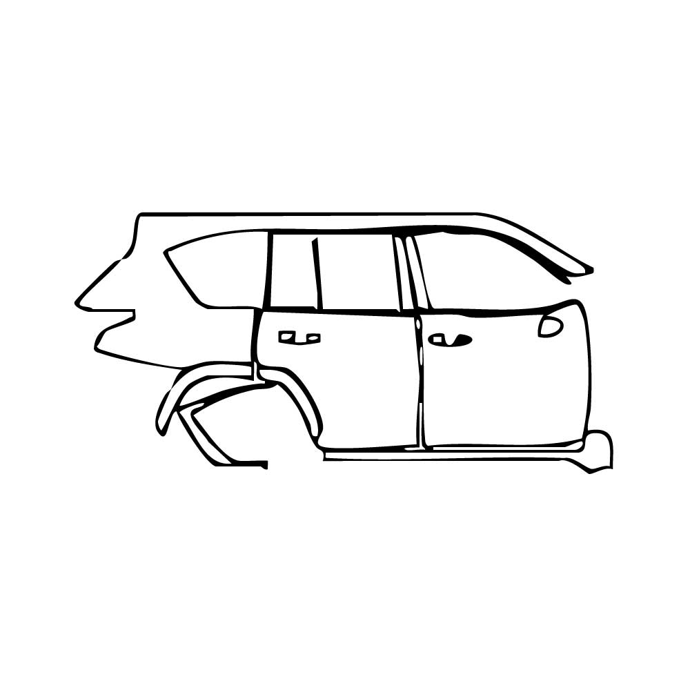 Pre-Cut PPF Lexus LX Luxury 2024 - PPF-Kits