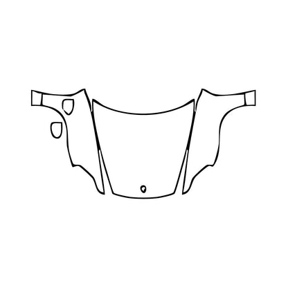 Pre-Cut PPF Porsche Taycan Sedan Taycan Turbo GT with Weissach Package 2024 - PPF-Kits