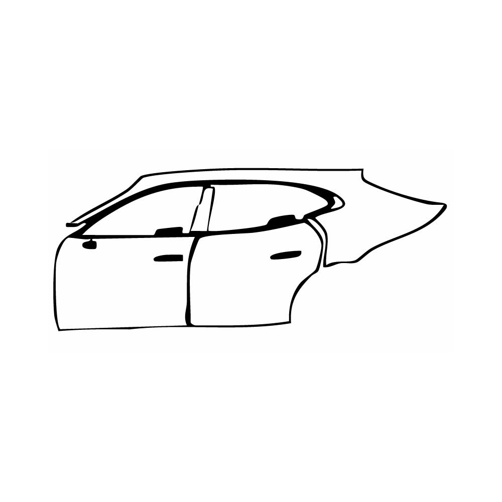 Pre-Cut PPF Porsche Taycan Sport Turismo Taycan Turbo S Sport Turismo 2024 - PPF-Kits