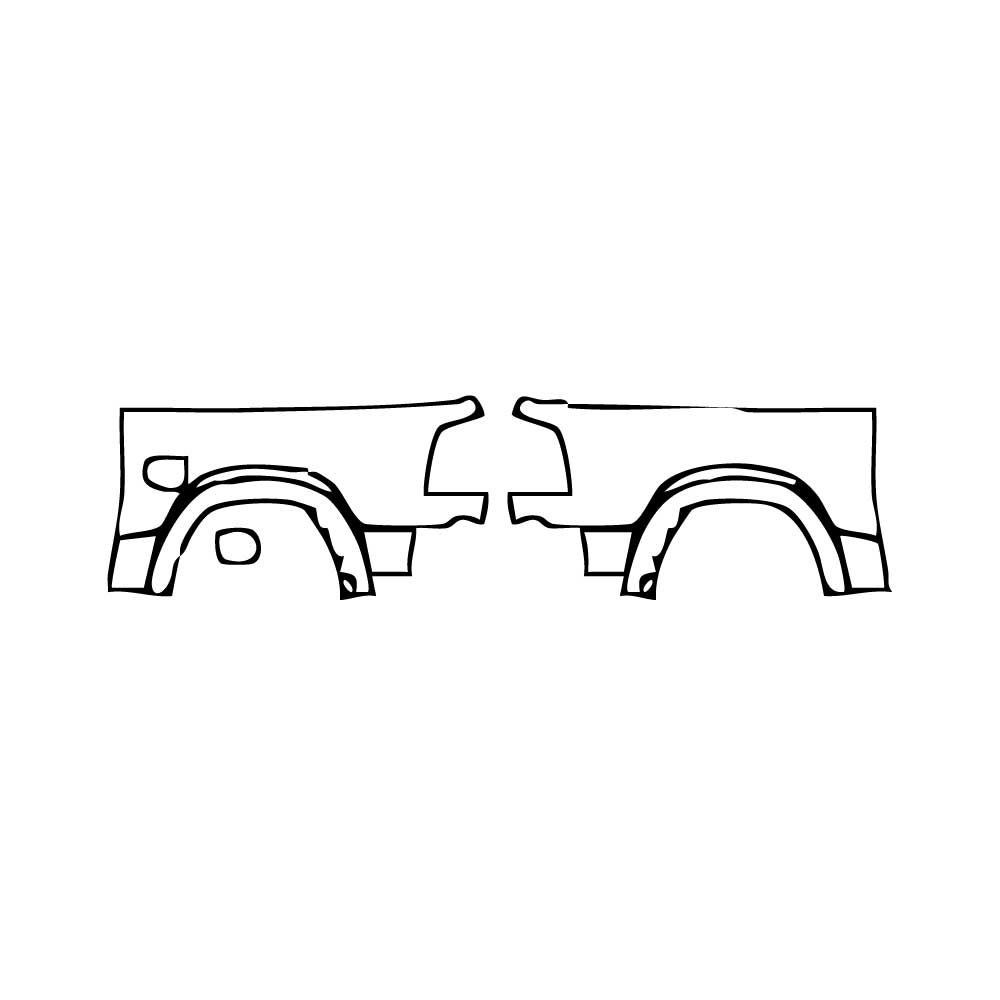 Pre-Cut PPF RAM Trucks 1500 Crew Cab Limited 2023 - PPF-Kits