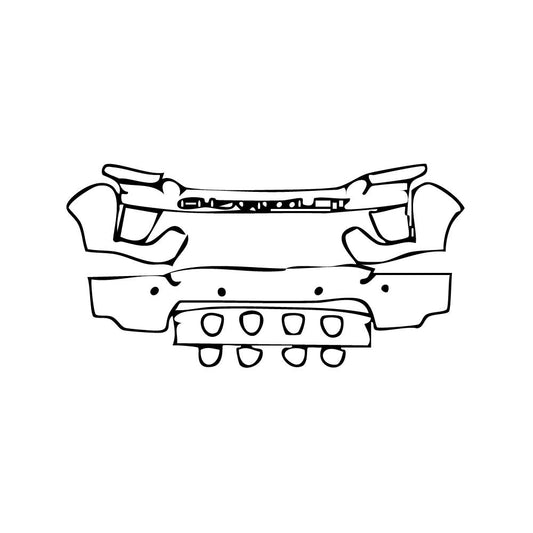 Pre-Cut PPF Chevrolet Silverado HD 2500 HD LTZ 2020 - PPF-Kits