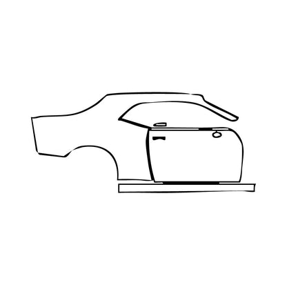 Pre-Cut PPF Dodge Challenger Standard body R T SCAT PACK 2016 - PPF-Kits