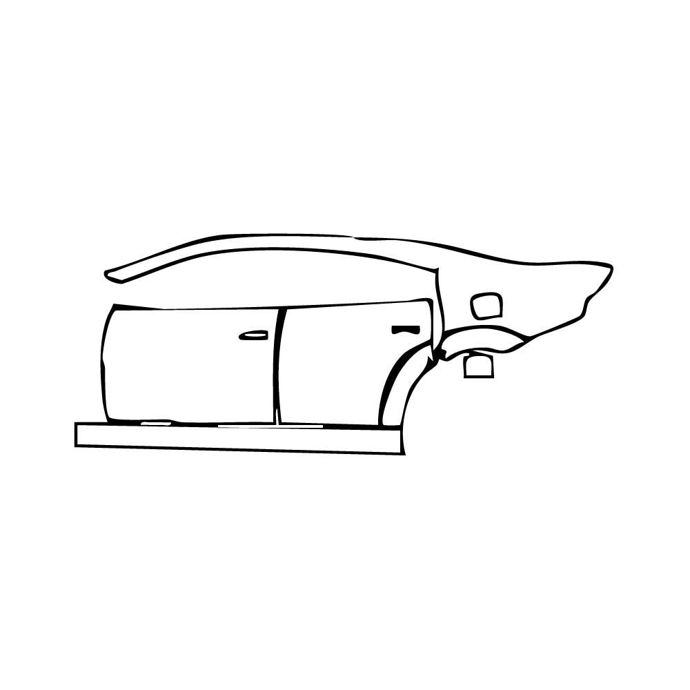 Pre-Cut PPF Dodge Charger Widebody SRT JAILBREAK 2020 - PPF-Kits