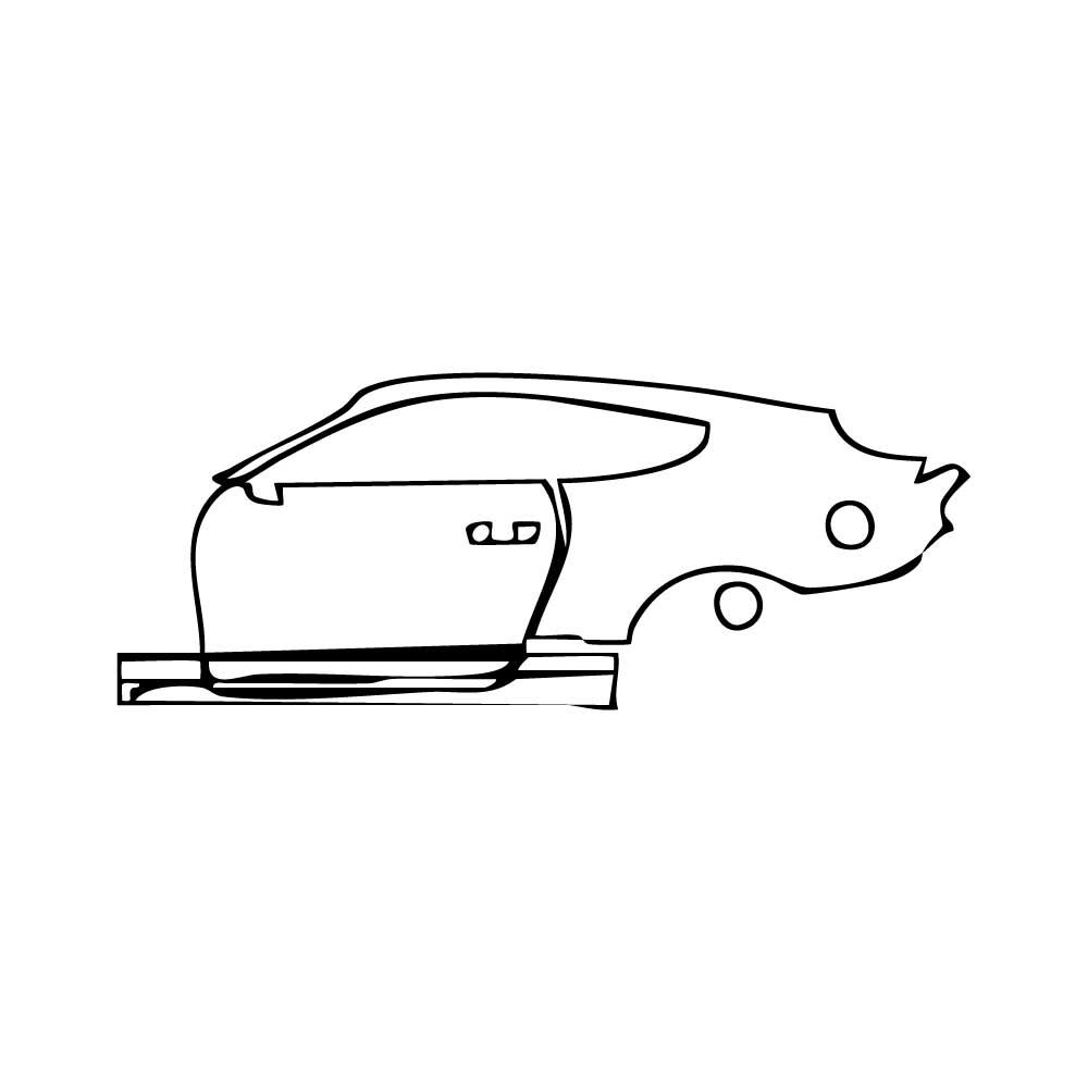 Pre-Cut PPF Ford Mustang Fastback Mach 1 2021 - PPF-Kits