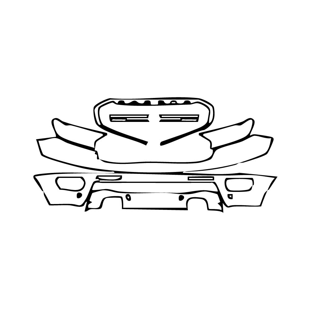 Pre-Cut PPF Ford Ranger (US) XLT SUPERCREW 2019 - PPF-Kits