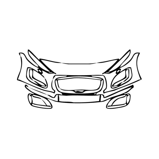 Pre-Cut PPF Jaguar F-Type R-Dynamic Convertible 2021 - PPF-Kits