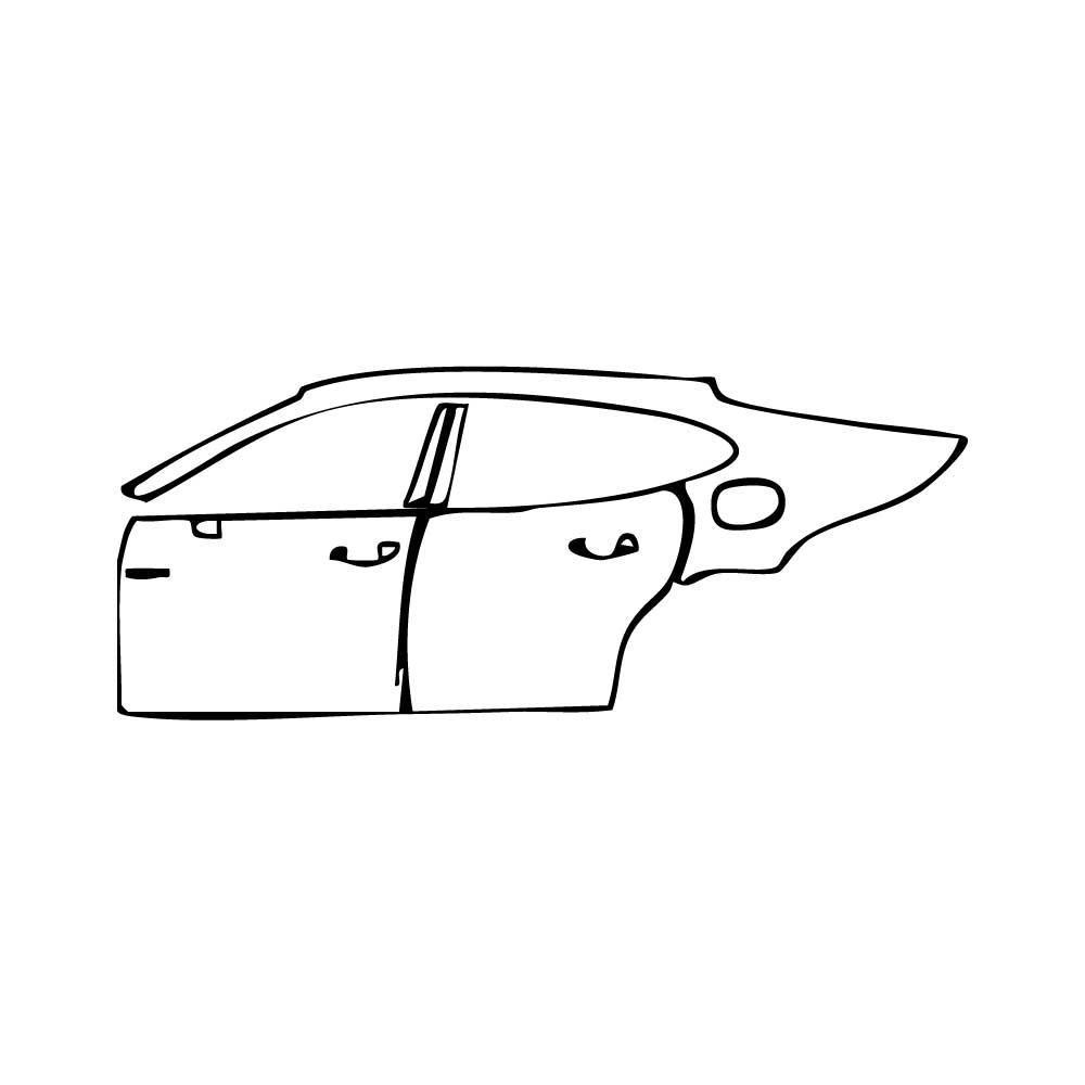 Pre-Cut PPF Porsche Panamera Sedan Panamera Turbo S E-Hybrid 2017 - PPF-Kits