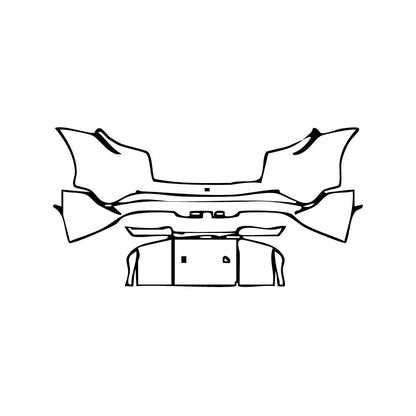 Pre-Cut PPF Porsche Taycan Cross Turismo Taycan Turbo Cross Turismo 2021 - PPF-Kits