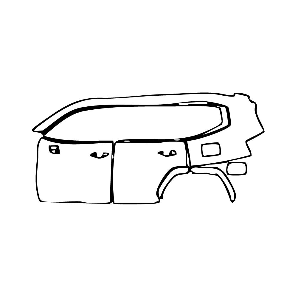 Pre-Cut PPF Toyota Land Cruiser base 2022 - PPF-Kits