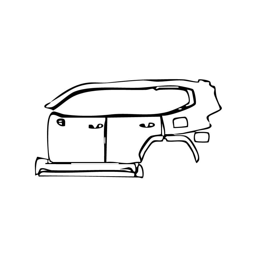 Pre-Cut PPF Toyota Land Cruiser Luxury 2022 - PPF-Kits