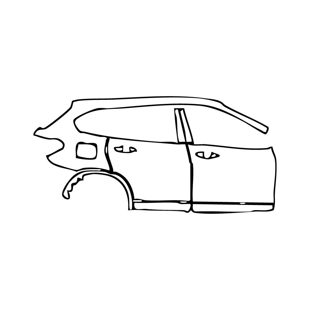 Pre-Cut PPF BMW X1 Standard Wheelbase Base 2020 - PPF-Kits