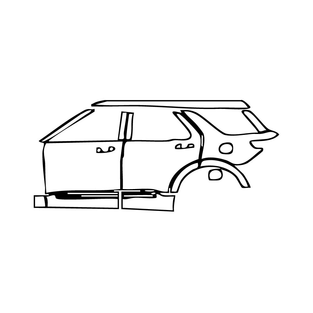 Pre-Cut PPF Ford Explorer 2020 - PPF-Kits