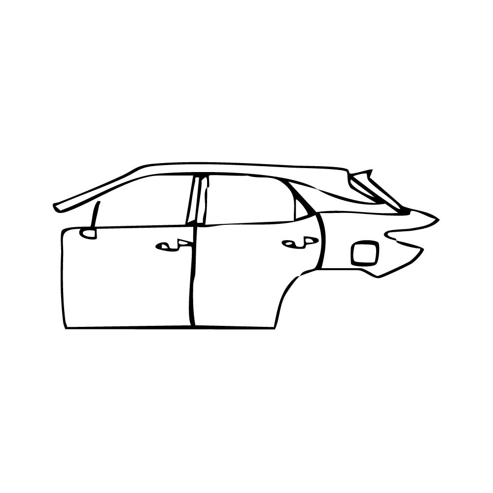 Pre-Cut PPF Lexus RX RX (SWB) F-Sport 2016 - PPF-Kits