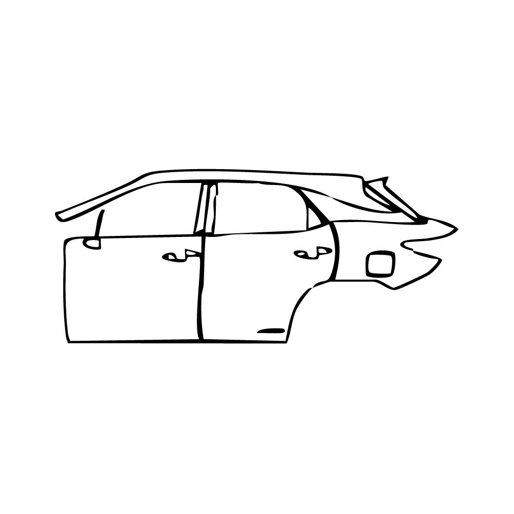 Pre-Cut PPF Lexus RX RX (SWB) F-Sport 2016 - PPF-Kits