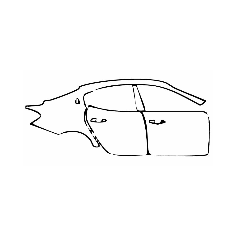 Pre-Cut PPF Maserati Ghibli Ghibli S Q4 GranSport 2018 - PPF-Kits