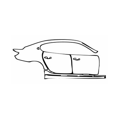 Pre-Cut PPF Maserati Quattroporte Quattroporte S Q4 GranSport 2018 - PPF-Kits