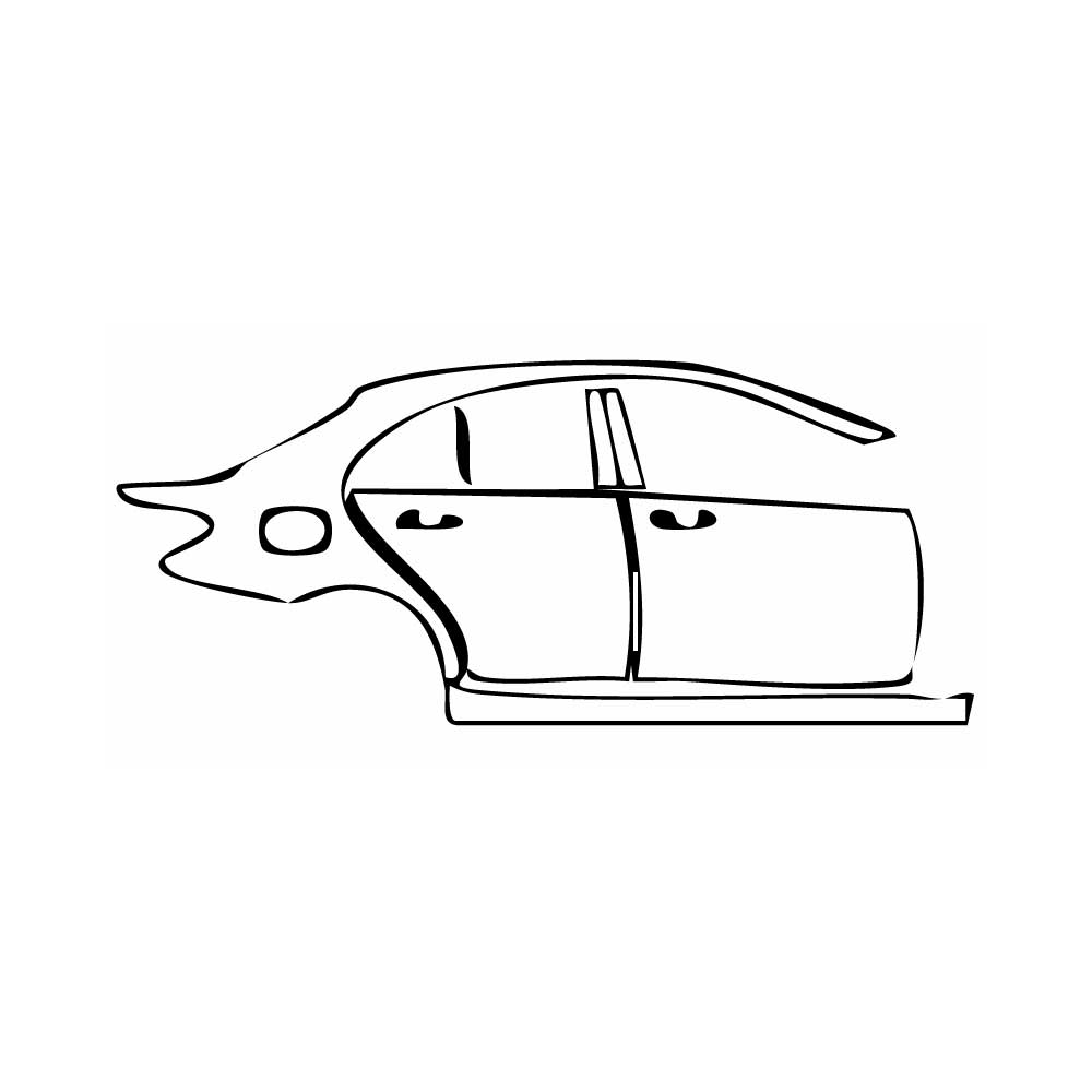 Pre-Cut PPF Mercedes-Benz C Class Sedan Base Standard Wheelbase 2015 - PPF-Kits