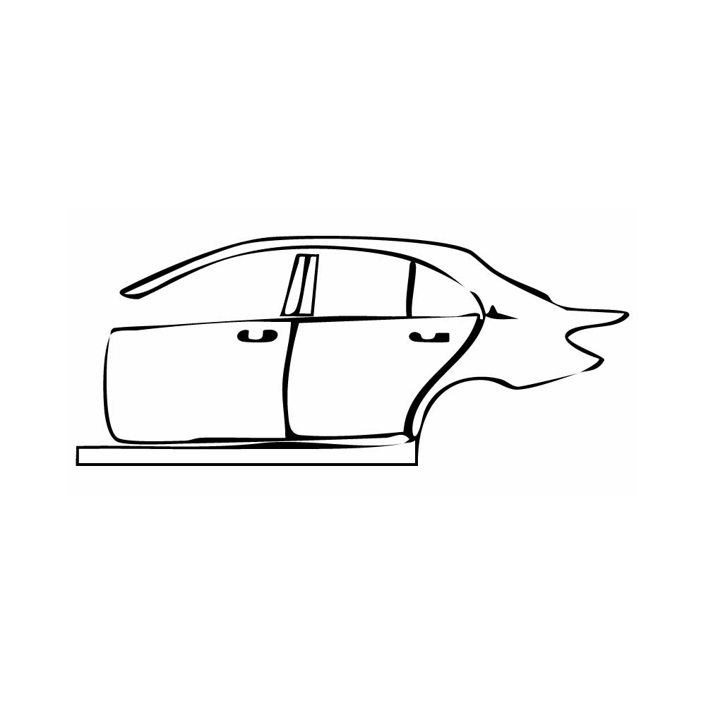 Pre-Cut PPF Mercedes-Benz C Class Sedan Base Extended Wheelbase 2015 - PPF-Kits