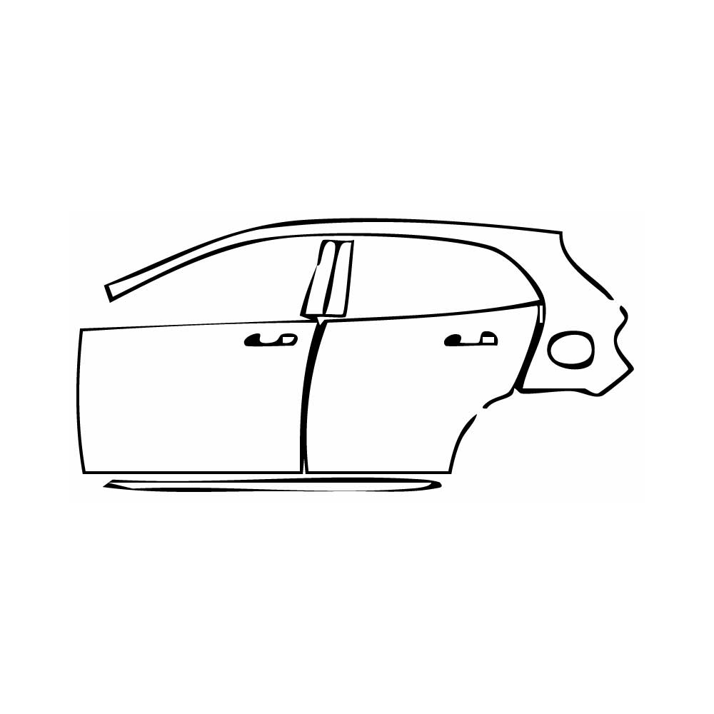 Pre-Cut PPF Mercedes-Benz GLA Sport 2013 - PPF-Kits