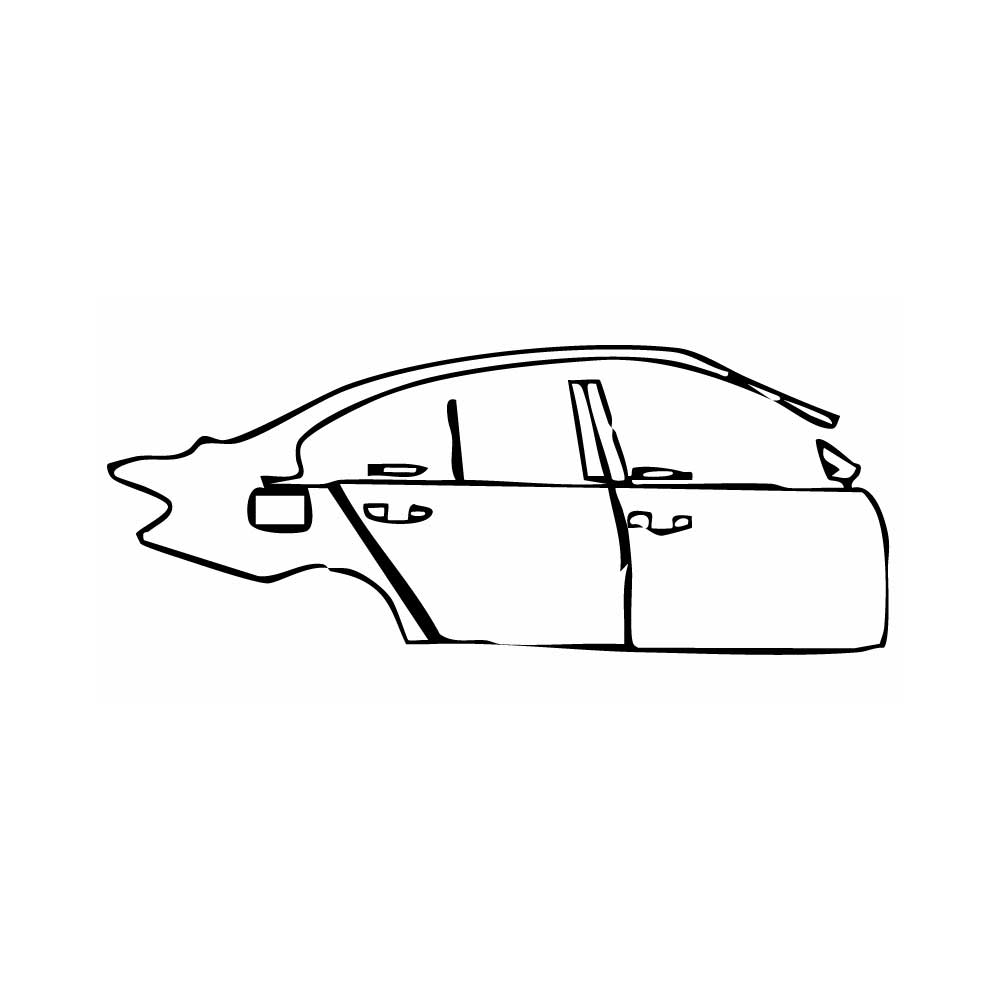 Pre-Cut PPF BMW 3 Series Sedan M Sport Extended Wheelbase 2012 - PPF-Kits