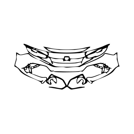 Pre-Cut PPF Honda Civic Type R 2017 - PPF-Kits