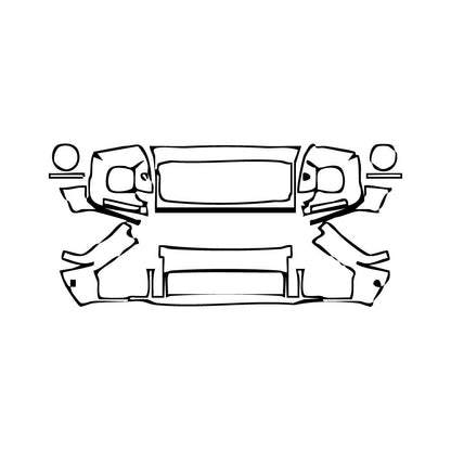 Pre-Cut PPF Mercedes-Benz G Class G350d 2017 - PPF-Kits