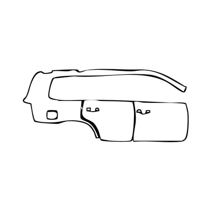 Pre-Cut PPF Toyota Land Cruiser V8 2016 - PPF-Kits