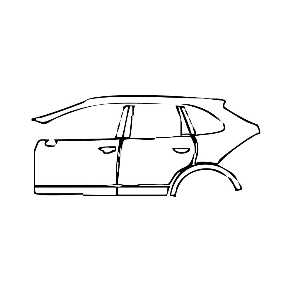 Pre-Cut PPF Porsche Cayenne Cayenne Turbo S 2015 - PPF-Kits