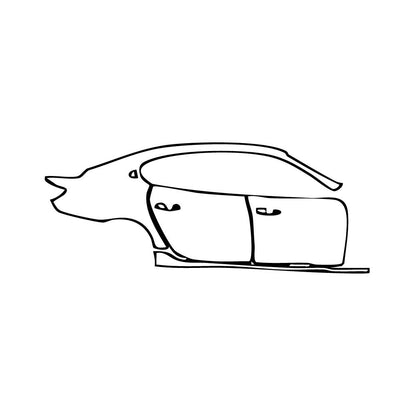 Pre-Cut PPF Maserati Quattroporte Quattroporte S Q4 Base 2013 - PPF-Kits