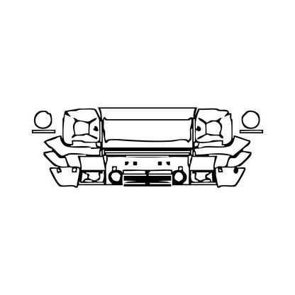 Pre-Cut PPF Mercedes-Benz G Class G500 2013 - PPF-Kits