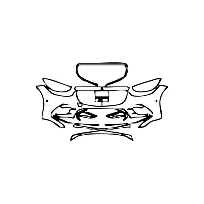 Pre-Cut PPF Mercedes-Benz S Class Sedan AMG Line Standard Wheelbase 2025 - PPF-Kits