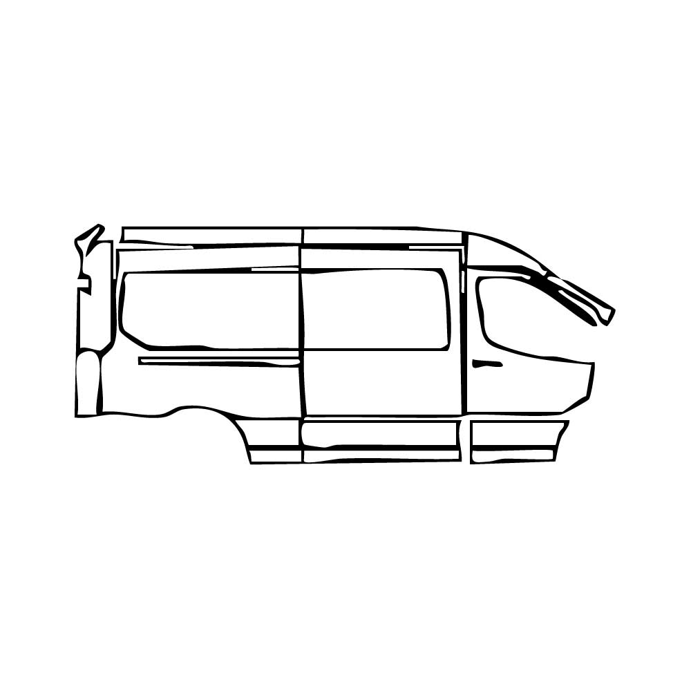 Pre-Cut PPF Ford Transit (US) Medium Roof Long 2025 - PPF-Kits