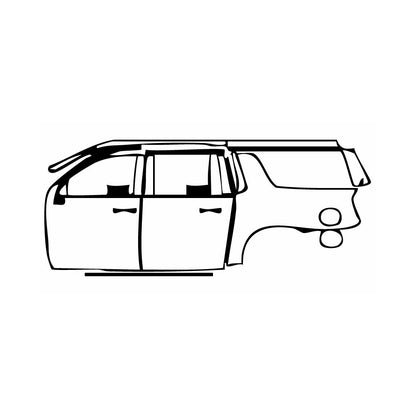 Pre-Cut PPF Chevrolet Suburban RST 2025 - PPF-Kits